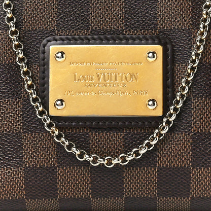 Louis Vuitton Damier Ebene Eva Clutch 6 of 9
