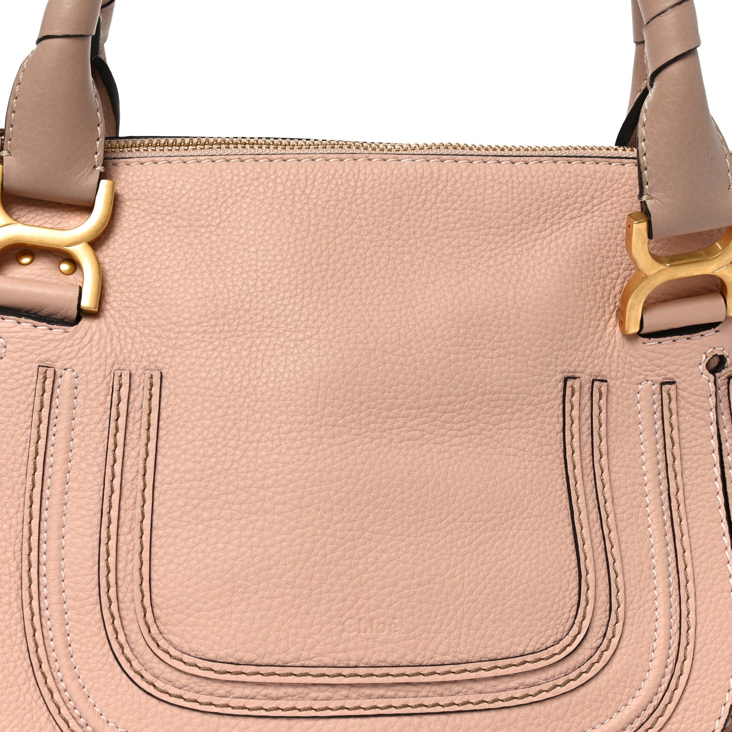 Chloe Calfskin Medium Marcie Satchel Blush Nude 7 of 9