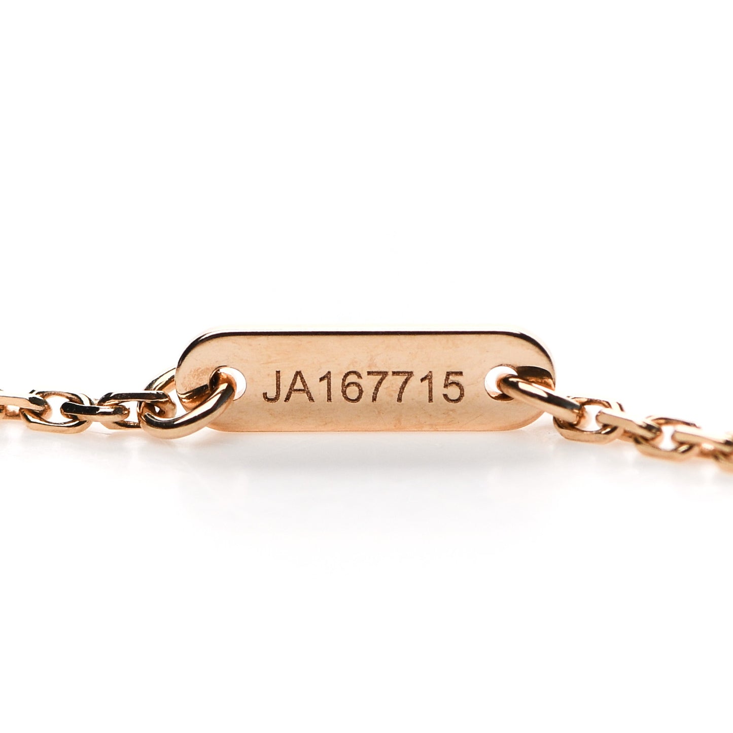 18K Rose Gold Carnelian Sweet Alhambra Pendant Necklace