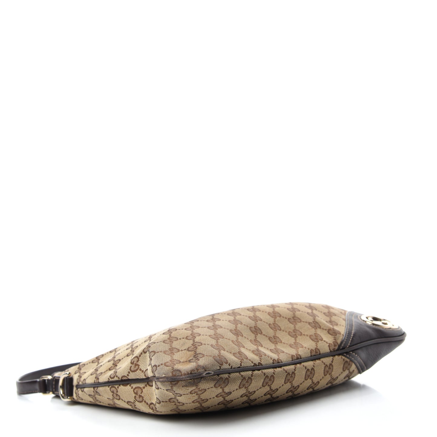 Monogram Medium New Britt Hobo Dark Brown