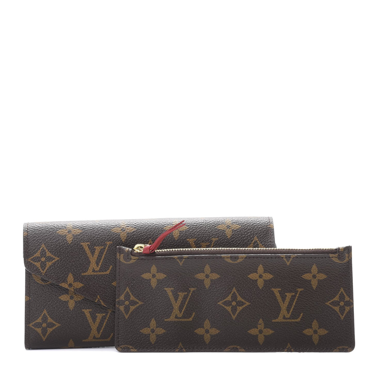 Monogram Josephine Wallet Red