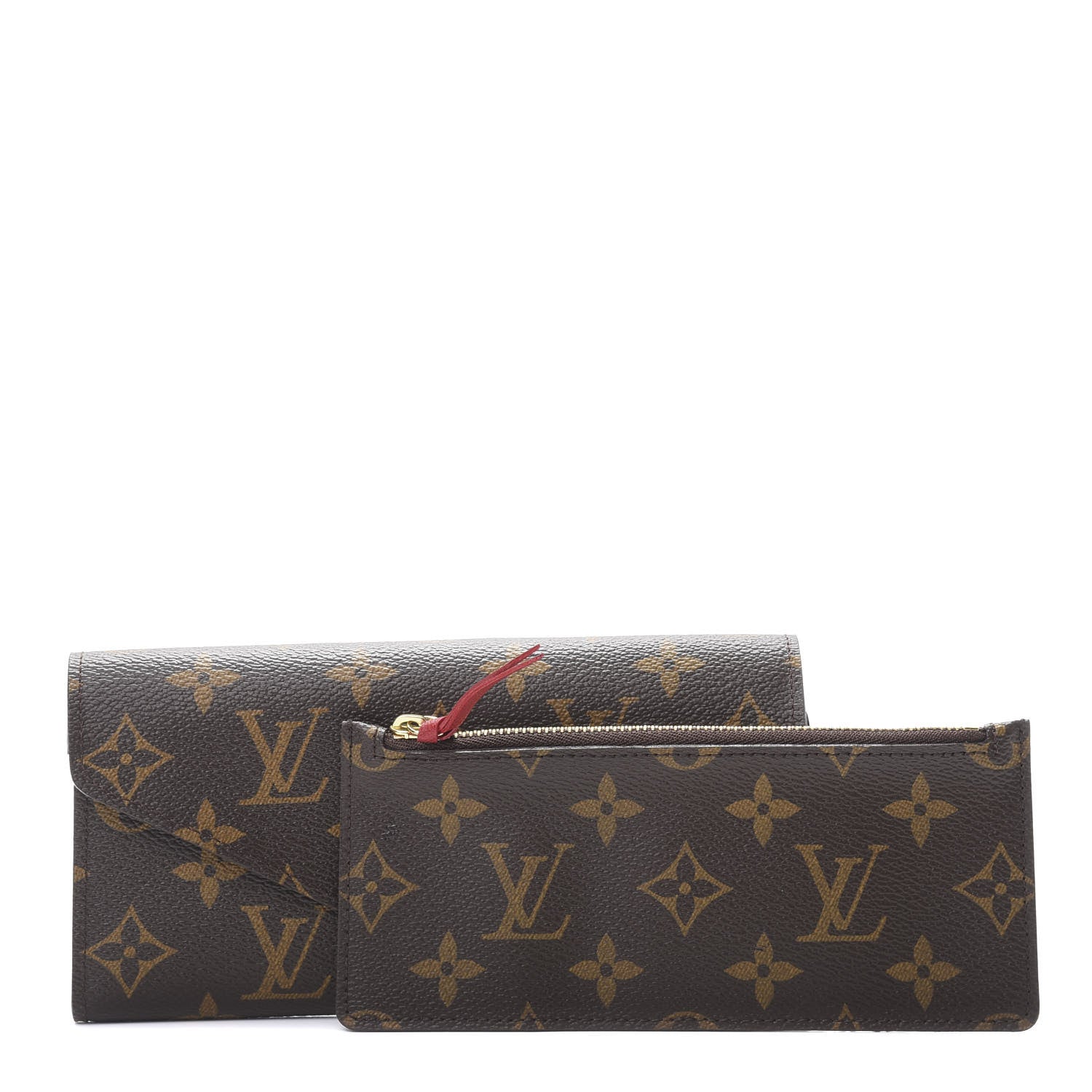 Louis Vuitton Monogram Josephine Wallet Red 1 of 11
