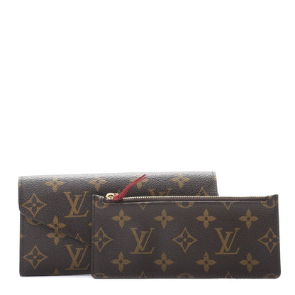 Louis Vuitton Monogram Josephine Wallet Red 1 of 11