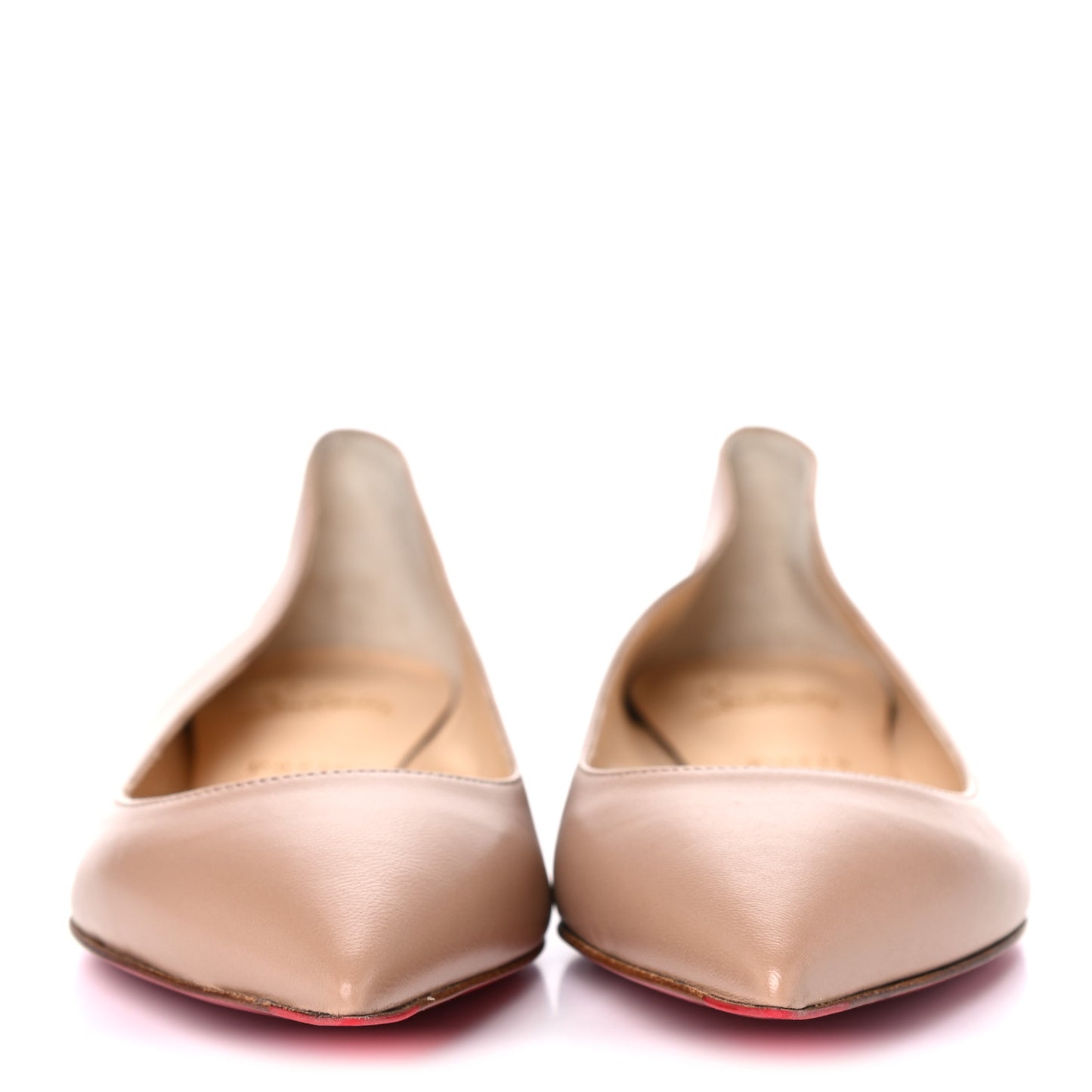 Nappa Eloise Flats 39.5 Nude