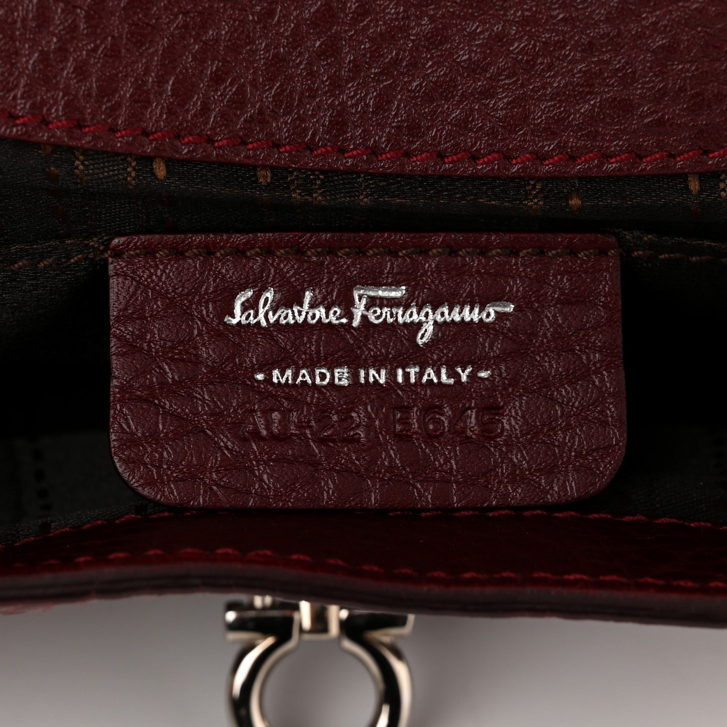Deerskin Gancini Flap Crossbody