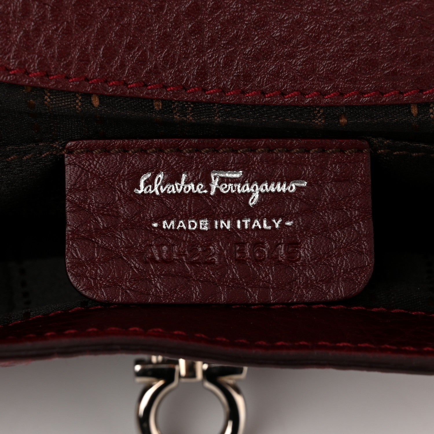 Salvatore Ferragamo Deerskin Gancini Flap Crossbody 6 of 10