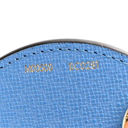 Louis Vuitton Monogram 2021 Christmas Animation China Wall Bag Charm Key Ring Myosotis Blue 5 of 5