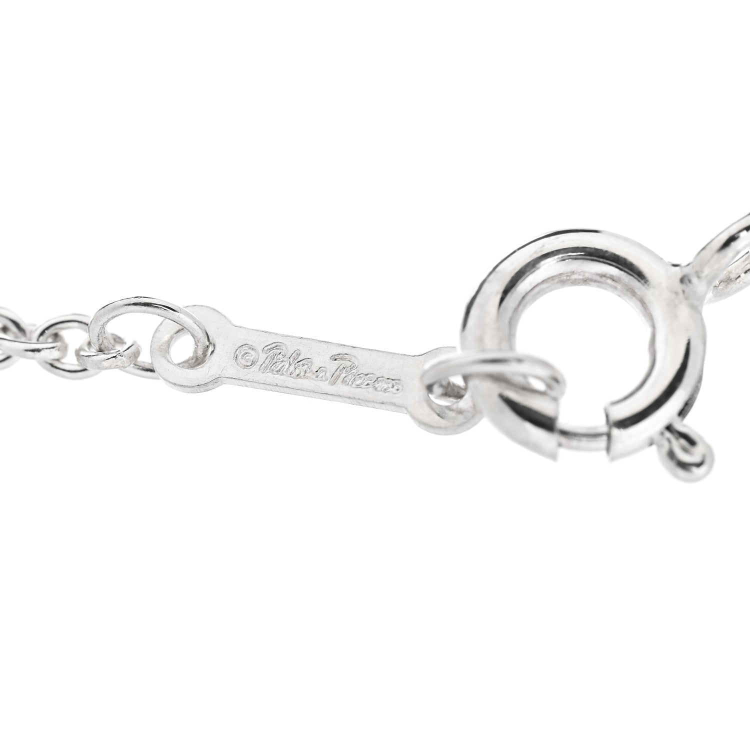 Tiffany Sterling Silver Paloma Picasso Graffiti Kiss Bracelet 3 of 4