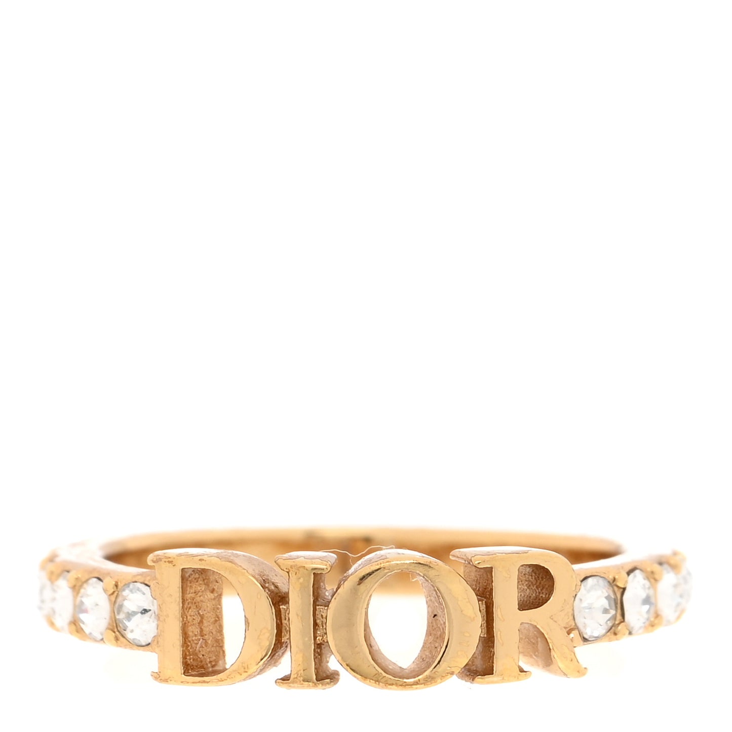 Metal Crystal DIO(R)EVOLUTION Ring 54 6.75 Gold