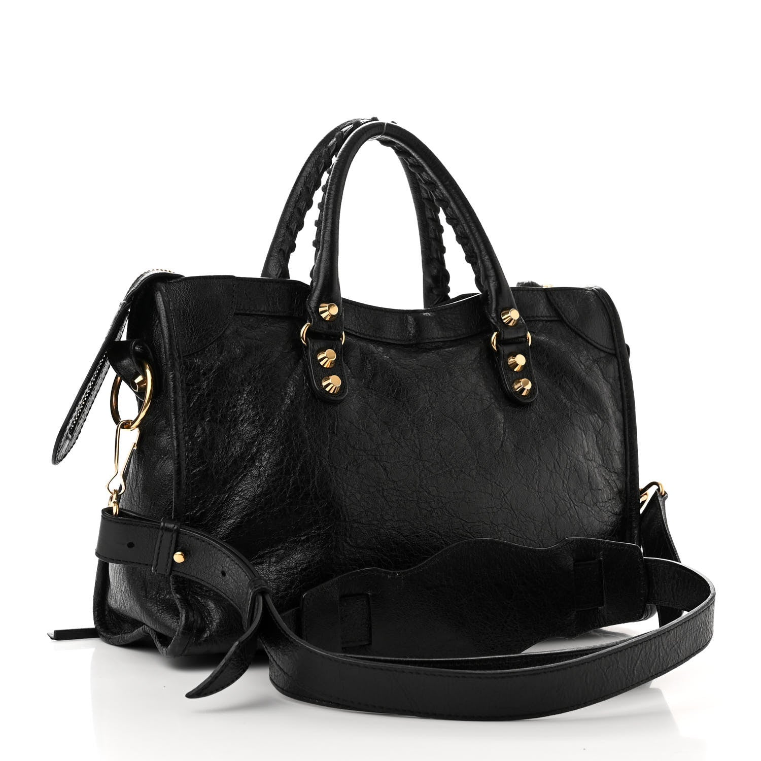 Balenciaga Agneau Classic Gold Hardware S City Black 2 of 10