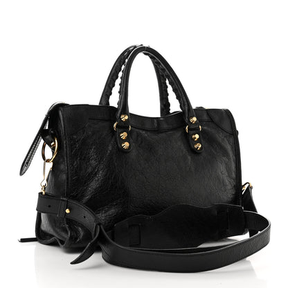 Balenciaga Agneau Classic Gold Hardware S City Black 2 of 10