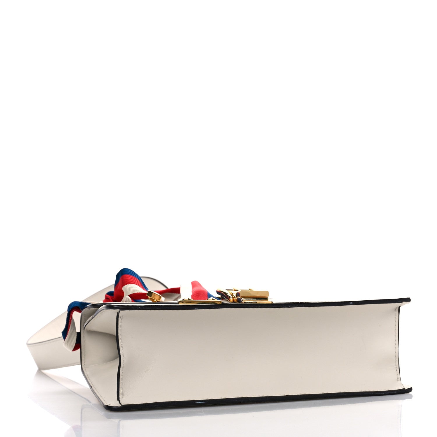 Gucci Calfskin Small Sylvie Shoulder Bag Off White 5 of 10