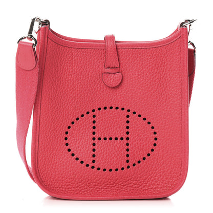 Hermes Taurillon Clemence Evelyne TPM Rose Extreme 1 of 11