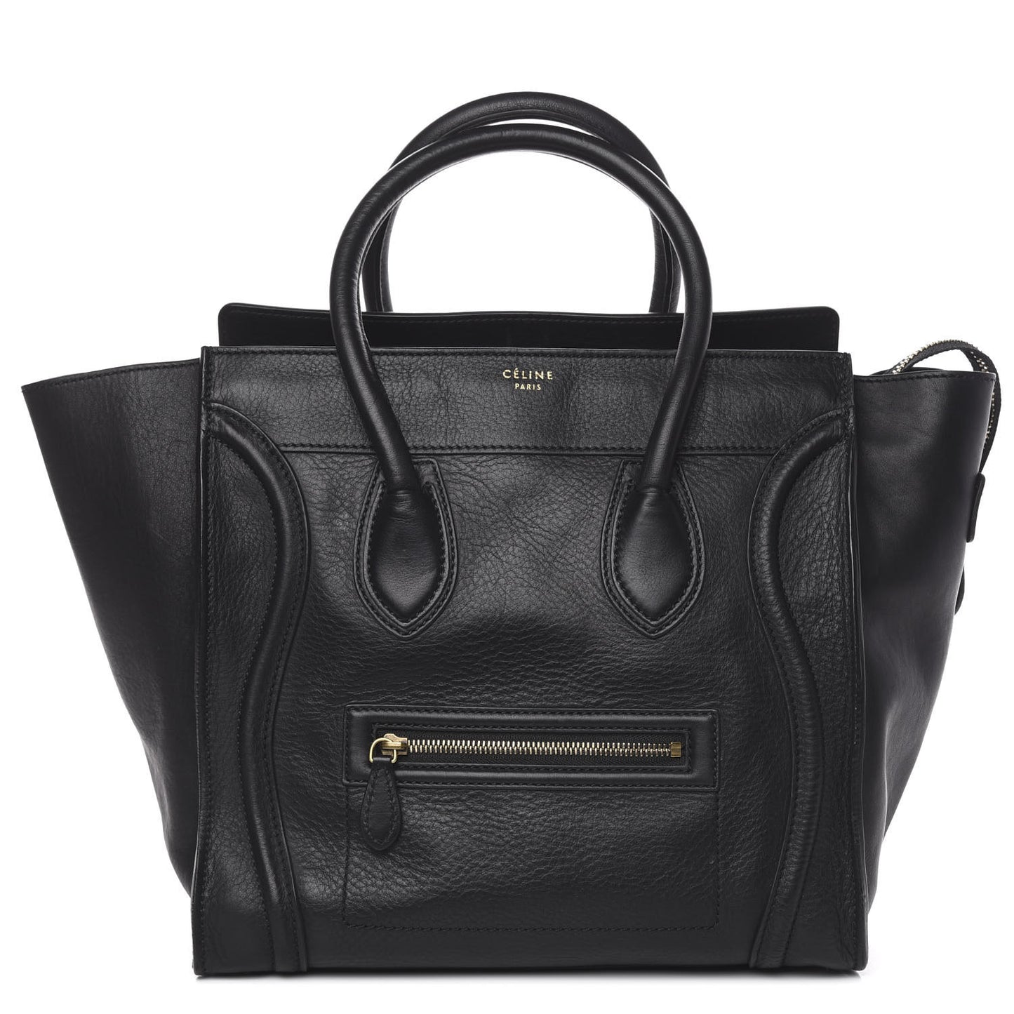 Supple Calfskin Mini Luggage Black