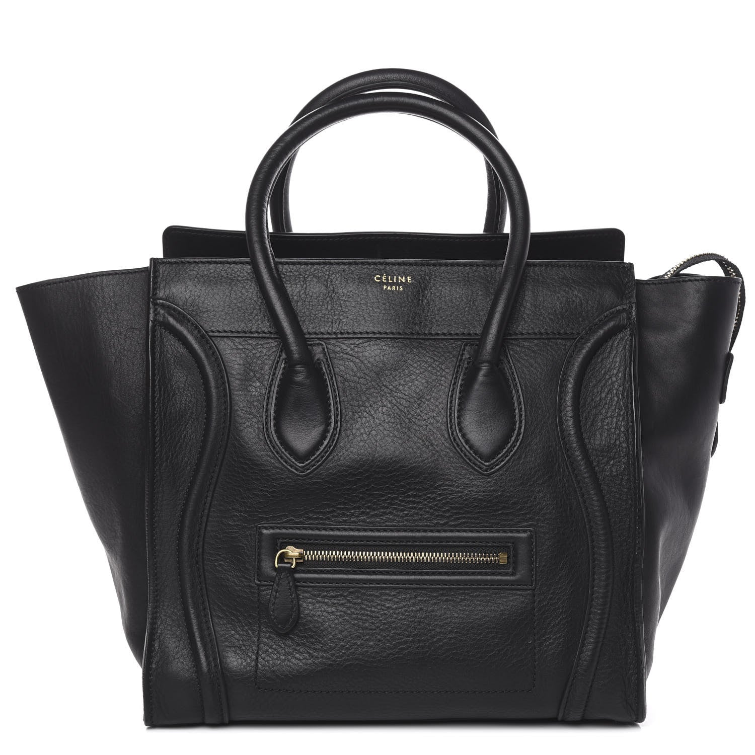 Celine Supple Calfskin Mini Luggage Black 1 of 9