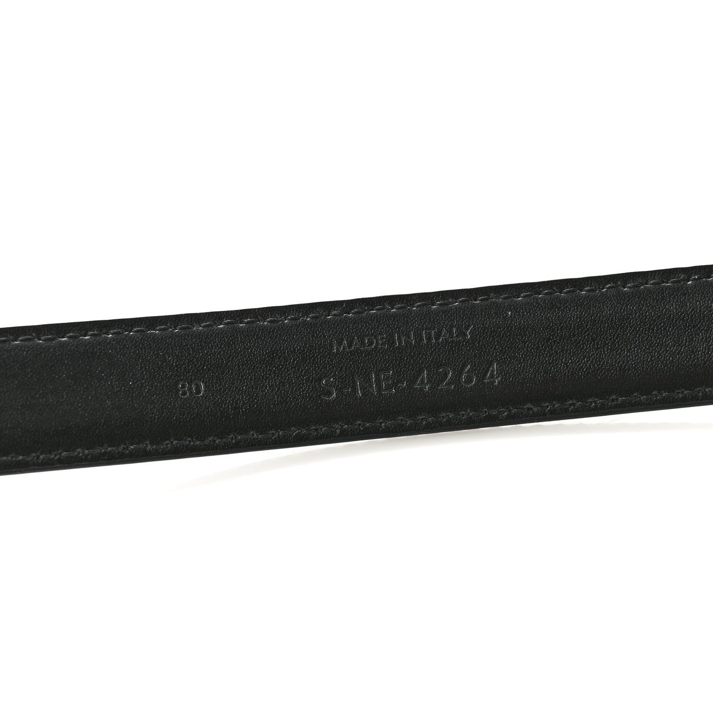 Box Calfskin Medium 25mm Triomphe Belt 80 32 Black