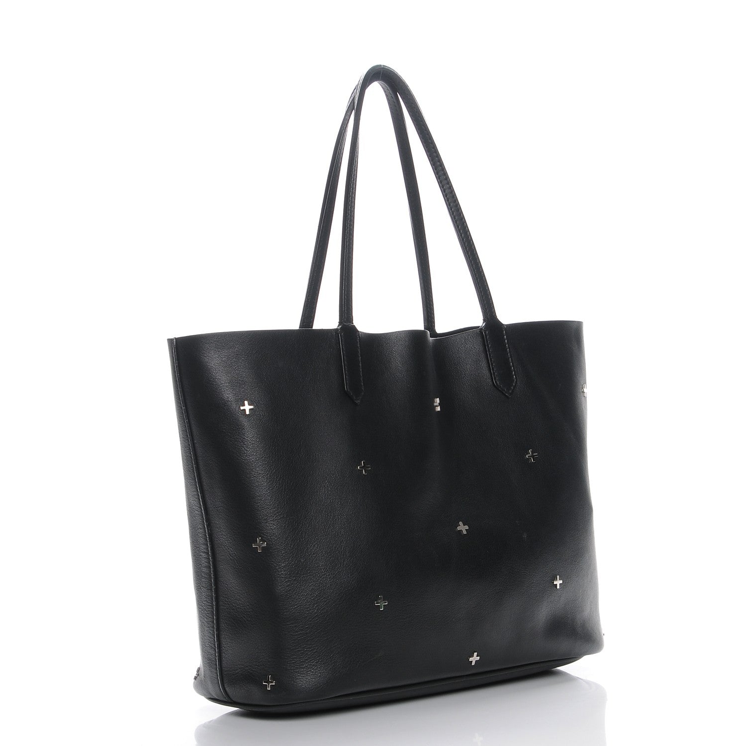 Givenchy Calfskin Metal Cross Small Antigona Tote Black 3 of 19