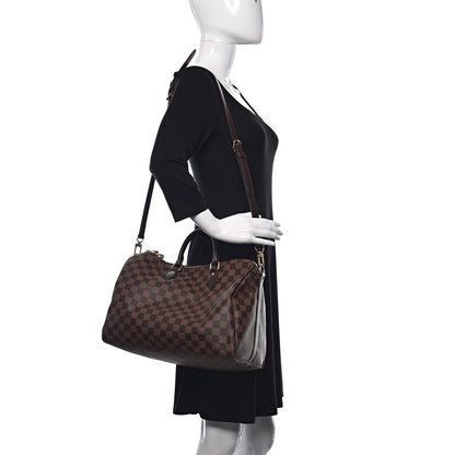 Louis Vuitton Damier Ebene Speedy Bandouliere 35 2 of 10