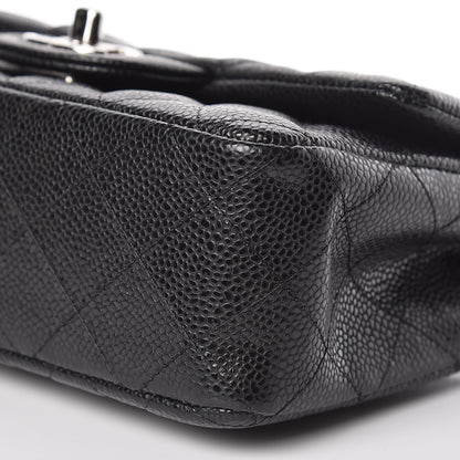 Chanel Caviar Quilted Mini Rectangular Flap Black 10 of 11