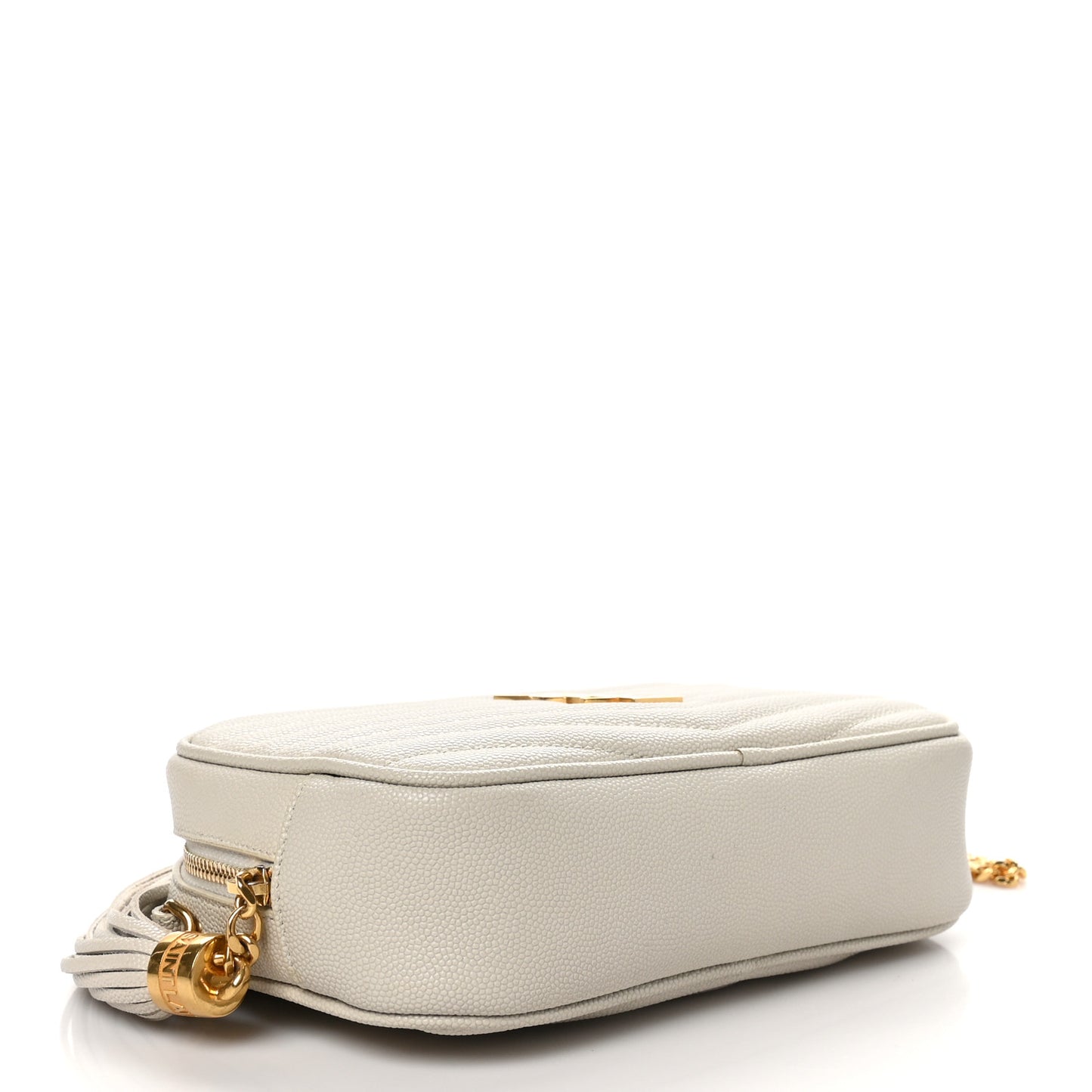 Grain De Poudre Matelasse Monogram Mini Lou Camera Bag Crema Soft
