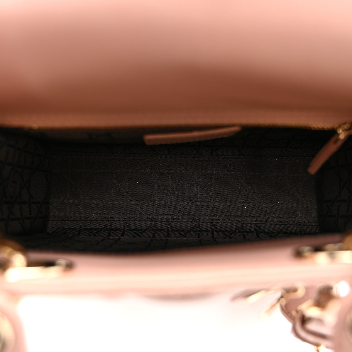 Christian Dior Lambskin Cannage Small My ABCDior Lady Dior Fard 5 of 10