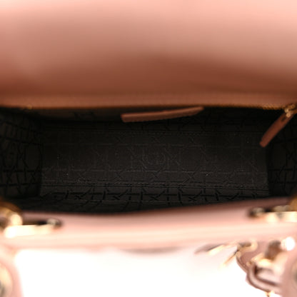 Christian Dior Lambskin Cannage Small My ABCDior Lady Dior Fard 5 of 10