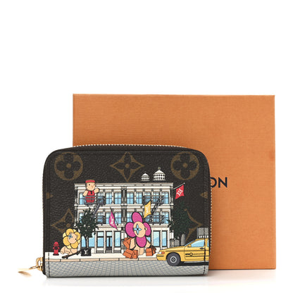 Louis Vuitton Monogram 2022 Christmas Animation New York Soho Zippy Coin Purse Yellow 7 of 7