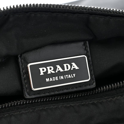 Prada Tessuto Nylon Flat Messenger Bag Black 6 of 10