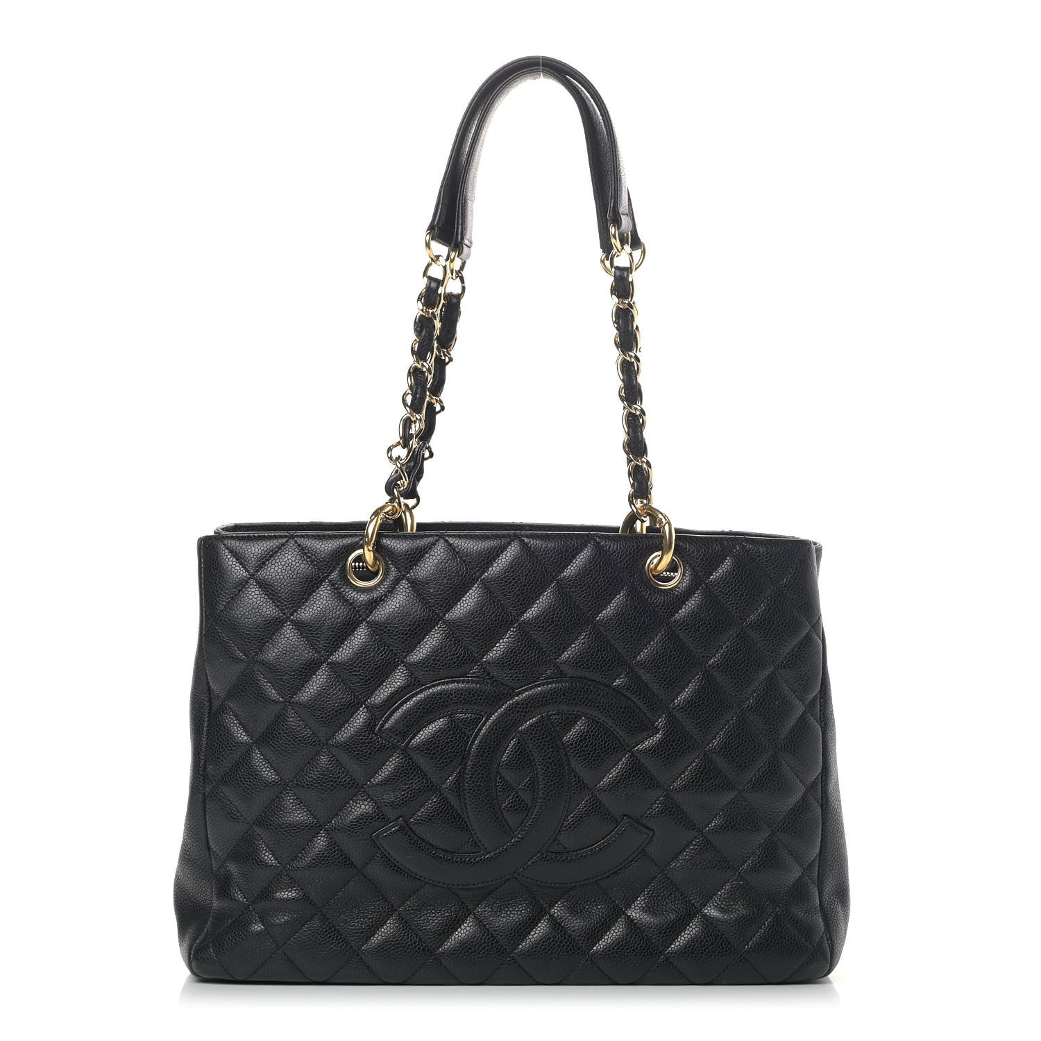 Chanel Caviar Quilted Grand Shopping Tote GST Black 1 of 12