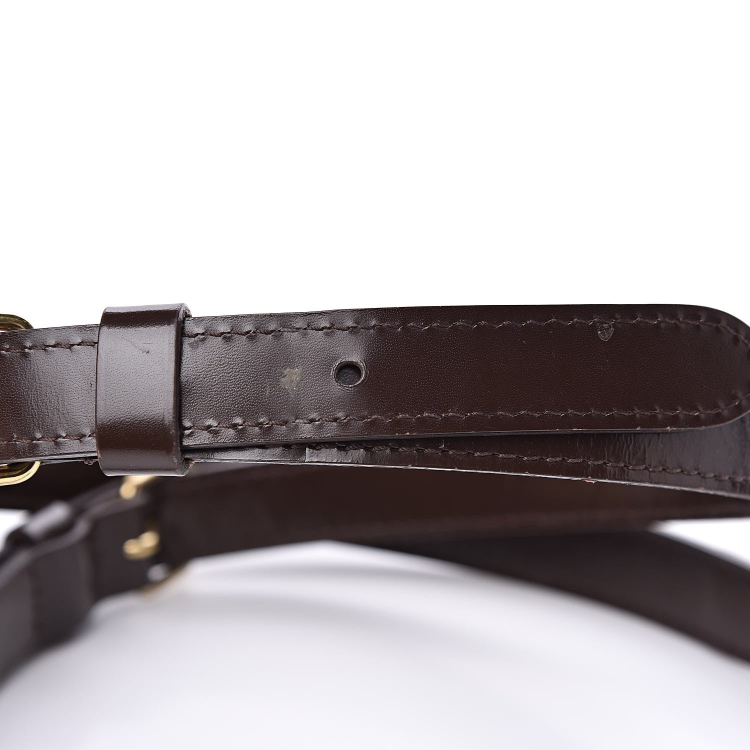Louis Vuitton Calfskin Adjustable Speedy Bandouliere Shoulder Strap Brown 3 of 5