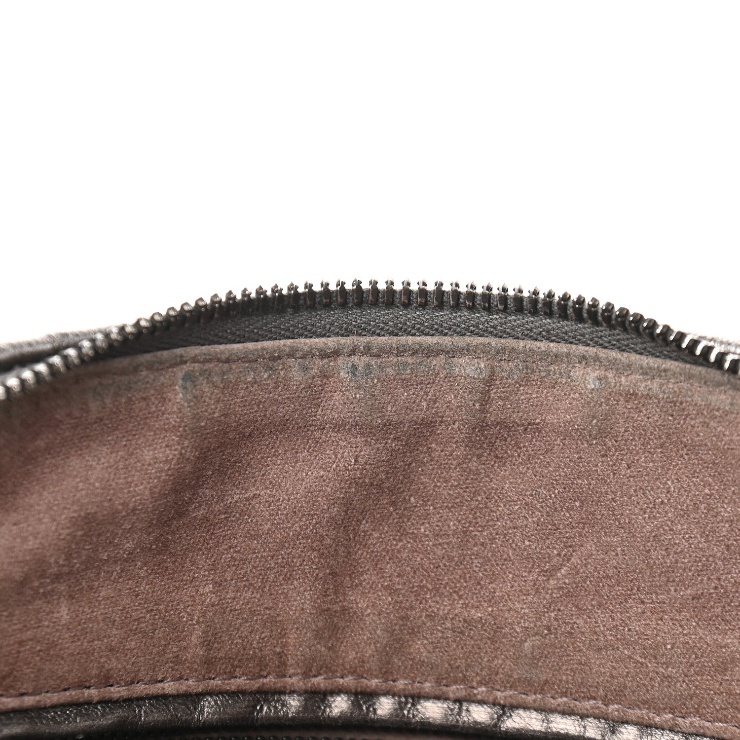 Bottega Veneta Metallic Grosgrain Intrecciato Nodini Bag Pewter 10 of 11