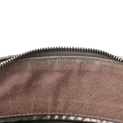 Bottega Veneta Metallic Grosgrain Intrecciato Nodini Bag Pewter 10 of 11