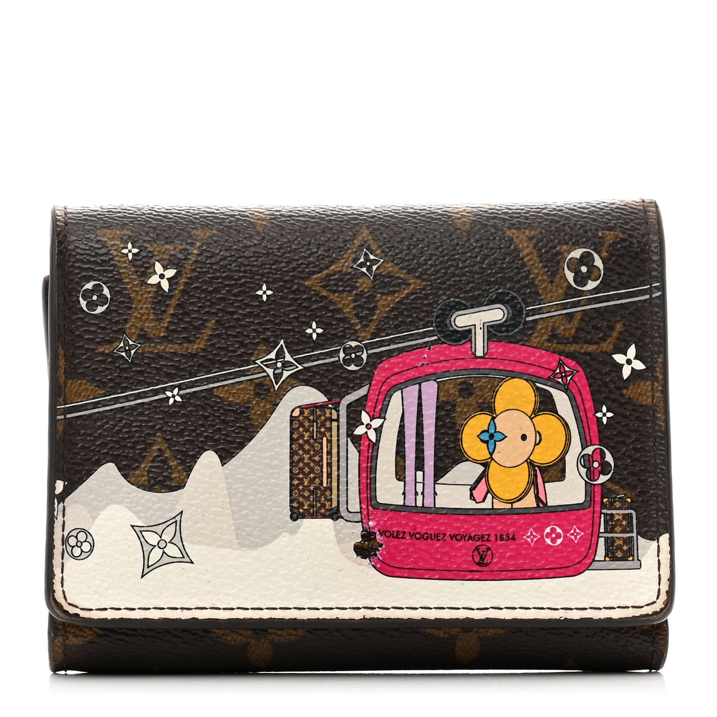 Monogram 2019 Christmas Animation Victorine Wallet Fuchsia
