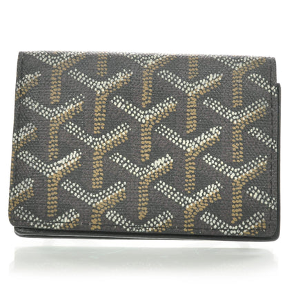 Goyard Goyardine Saint Marc Folding Card Case Black 1 of 7