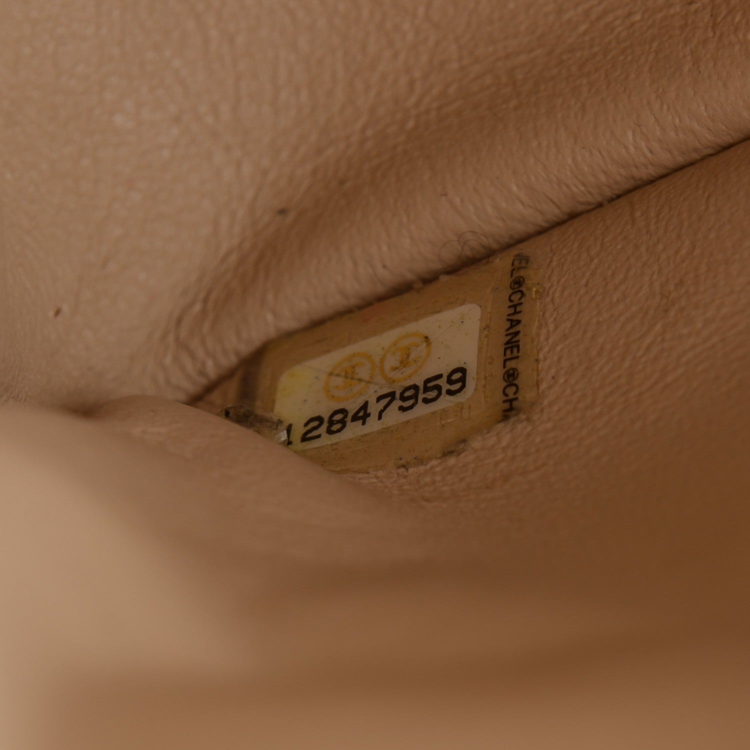 Chanel Caviar Quilted Jumbo Single Flap Beige Clair 7 of 8