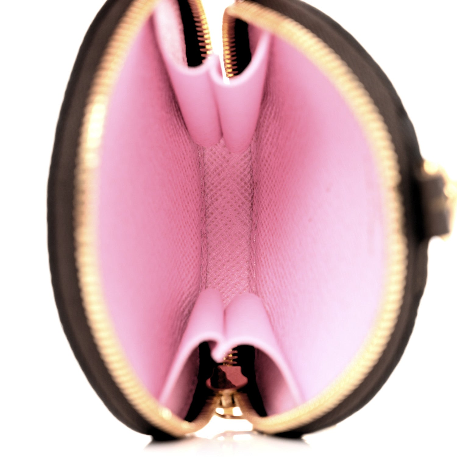 Louis Vuitton Monogram 2021 Christmas Animation Japanese Garden Round Coin Purse Wisteria Pink 4 of 6