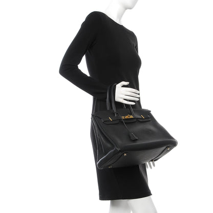 Hermes Fjord Birkin 35 Black 2 of 9