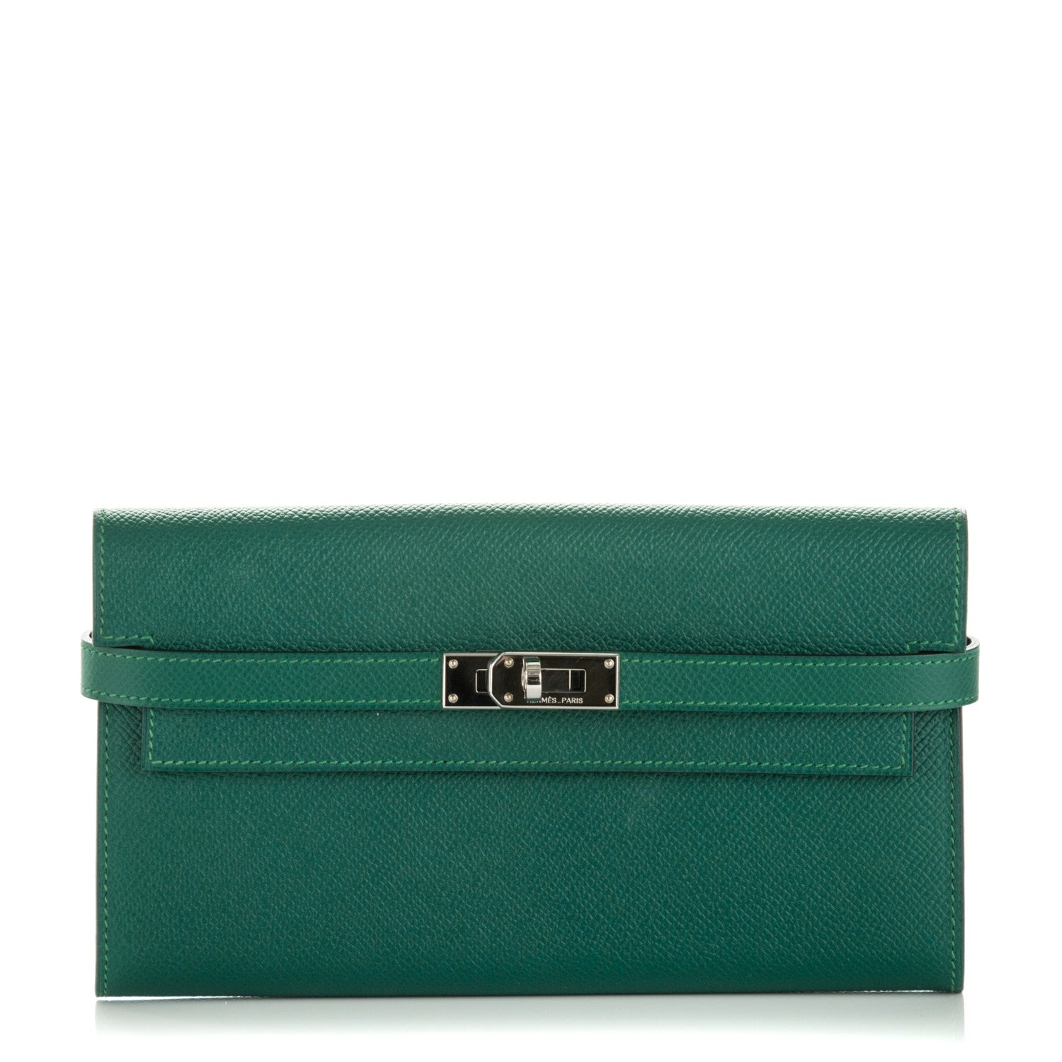 Hermes Epsom Kelly Longue Wallet Malachite 1 of 7