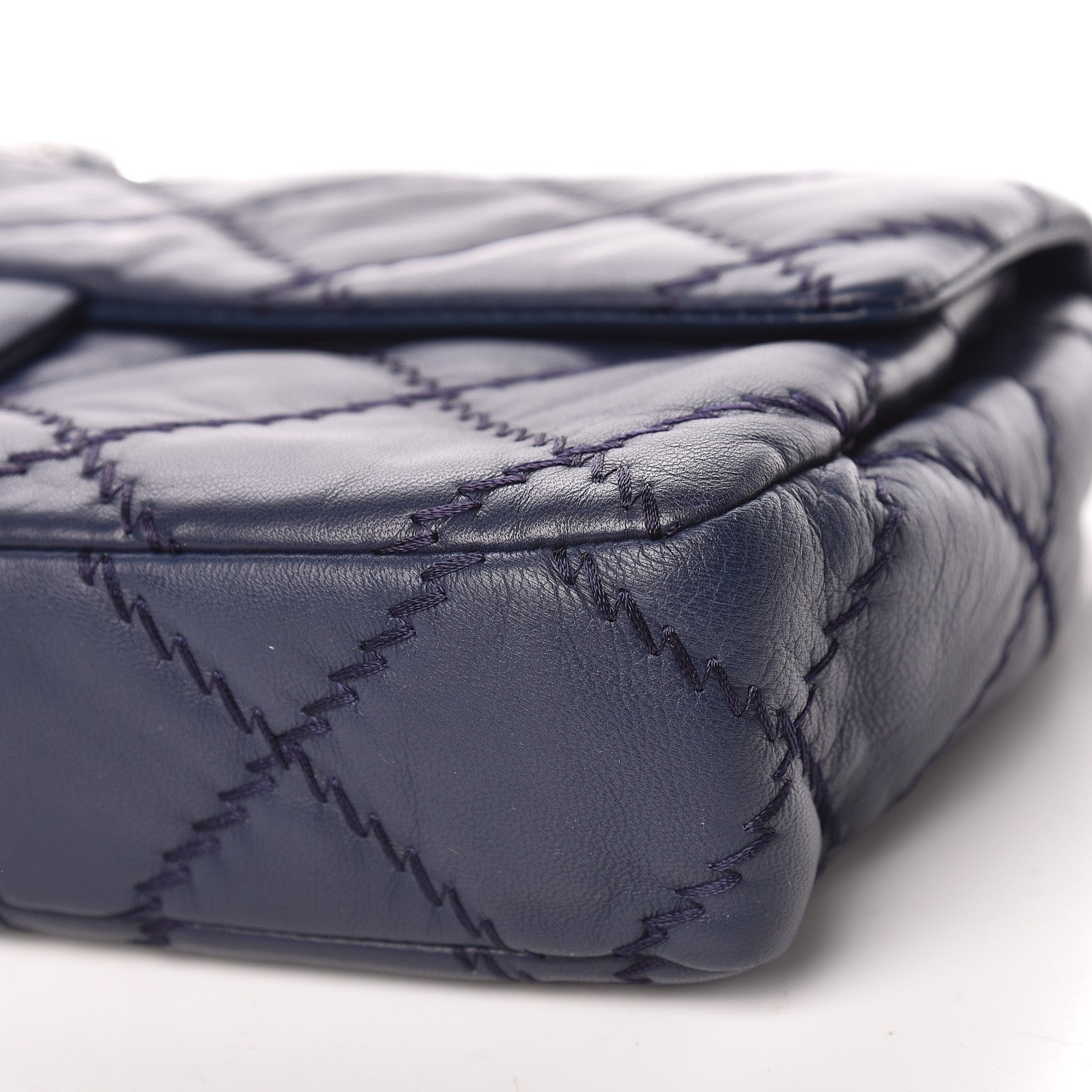 Chanel Lambskin Ultimate Stitch Flap Blue 9 of 10