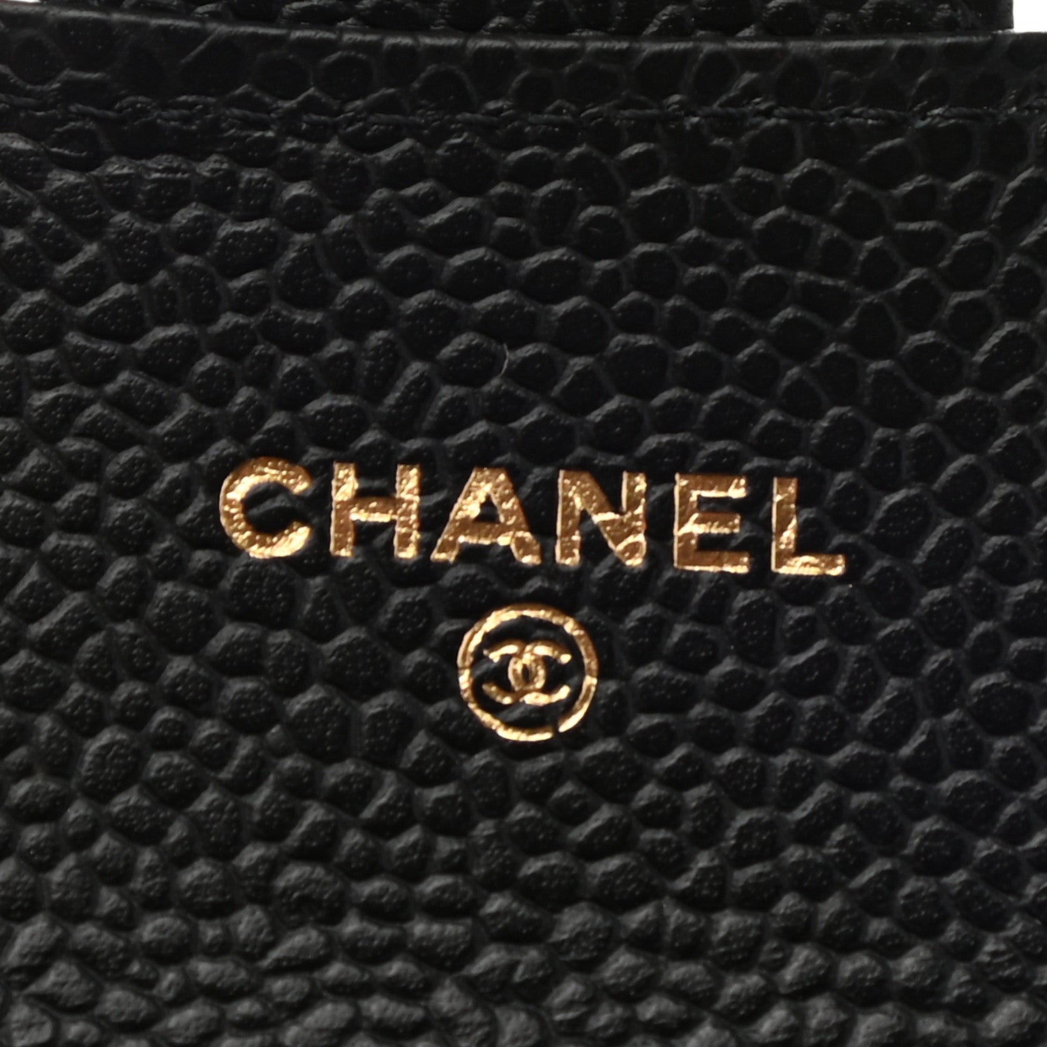 Chanel Caviar Quilted Flap Card Holder Wallet Black 7 of 8