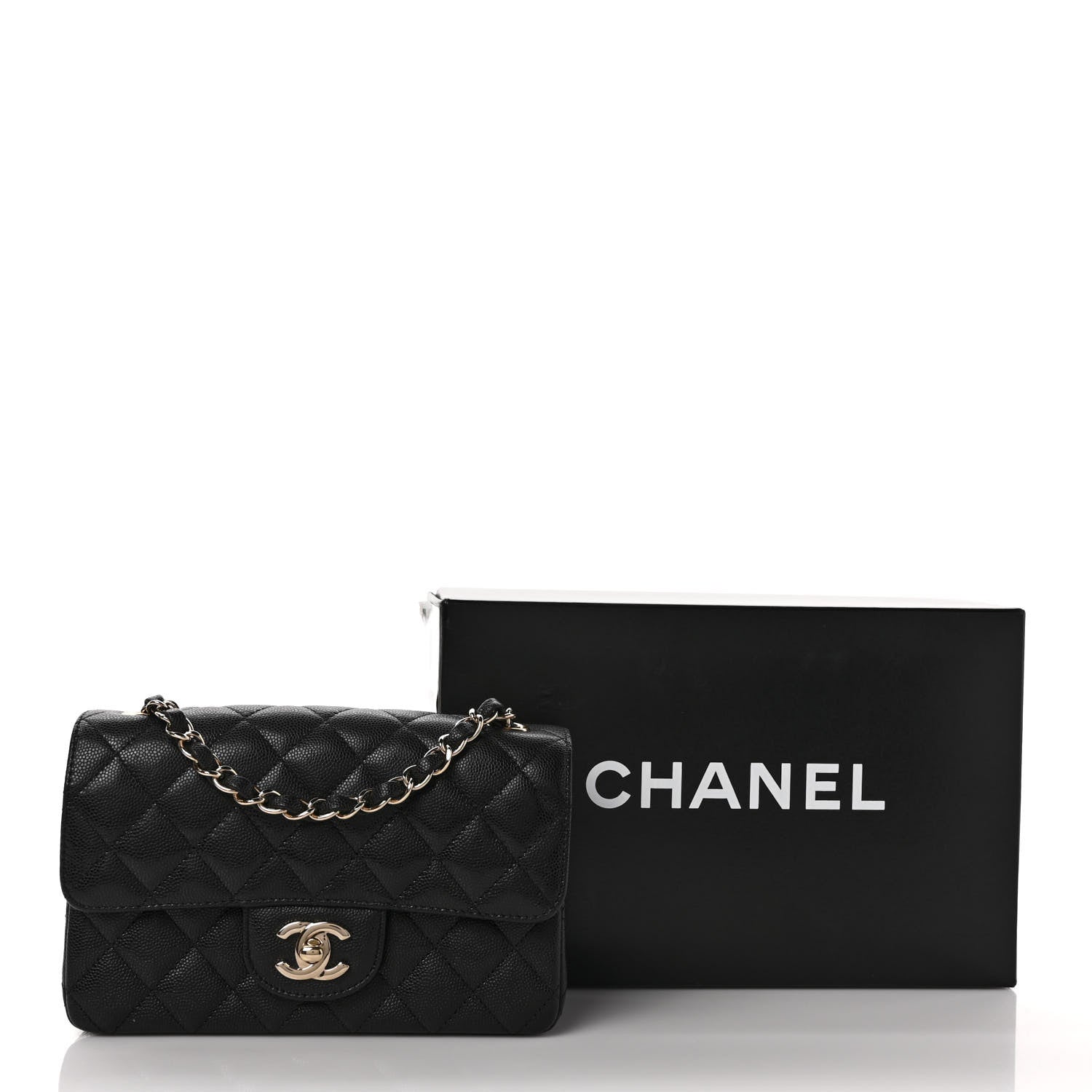 Chanel Caviar Quilted Mini Rectangular Flap Black 10 of 10
