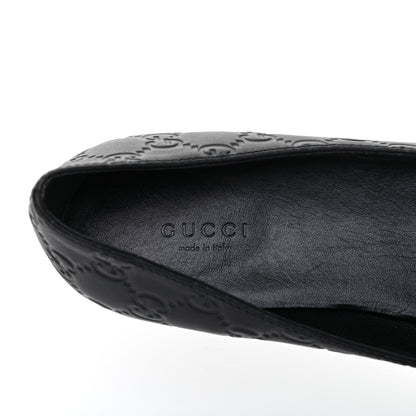 Gucci Guccissima Web Flats 37.5 Black 7 of 13