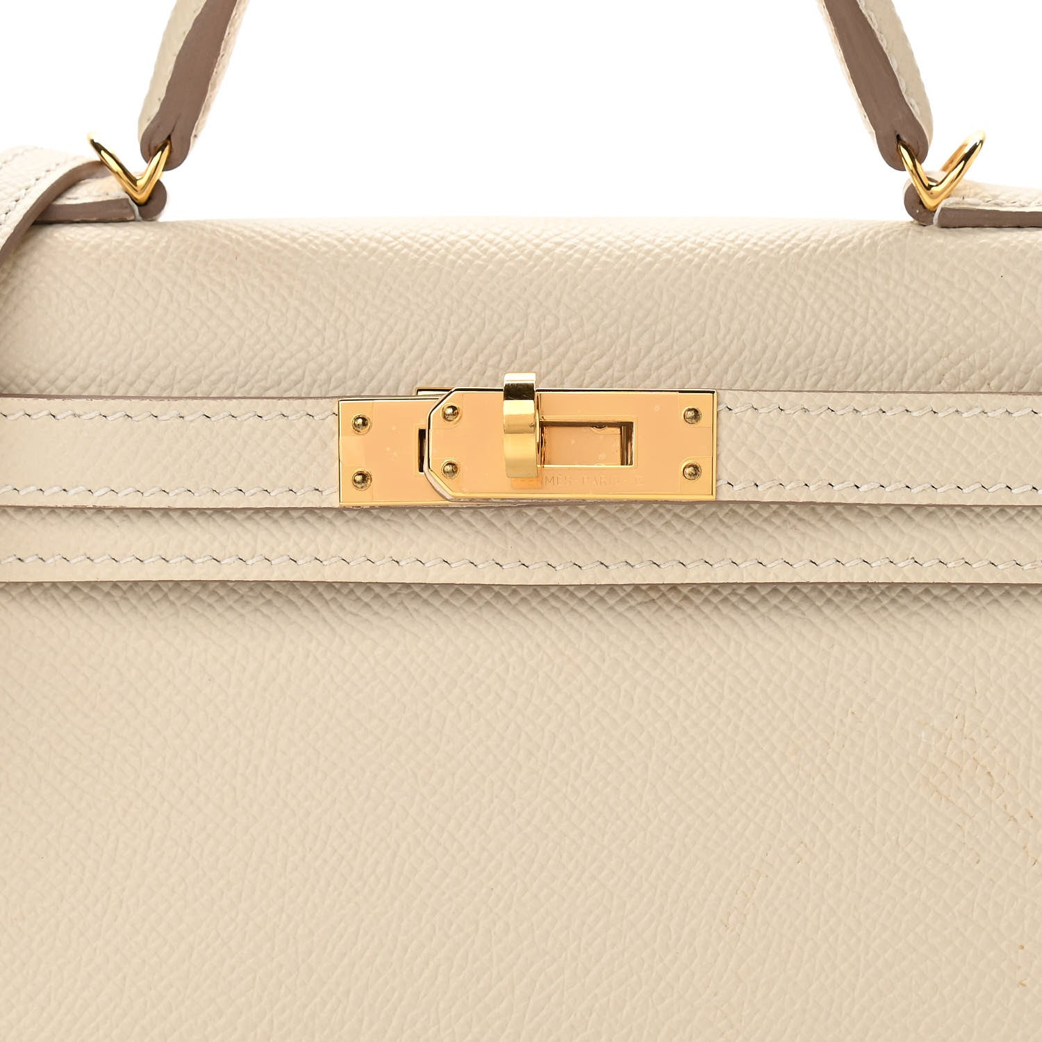 Hermes Epsom Mini Kelly Sellier 20 Craie 8 of 11