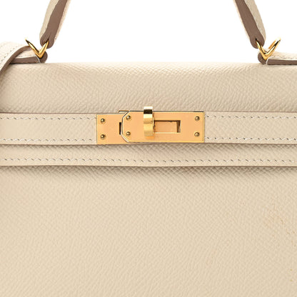 Hermes Epsom Mini Kelly Sellier 20 Craie 8 of 11