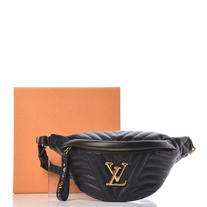 Louis Vuitton Calfskin Quilted New Wave Bumbag Black 9 of 9