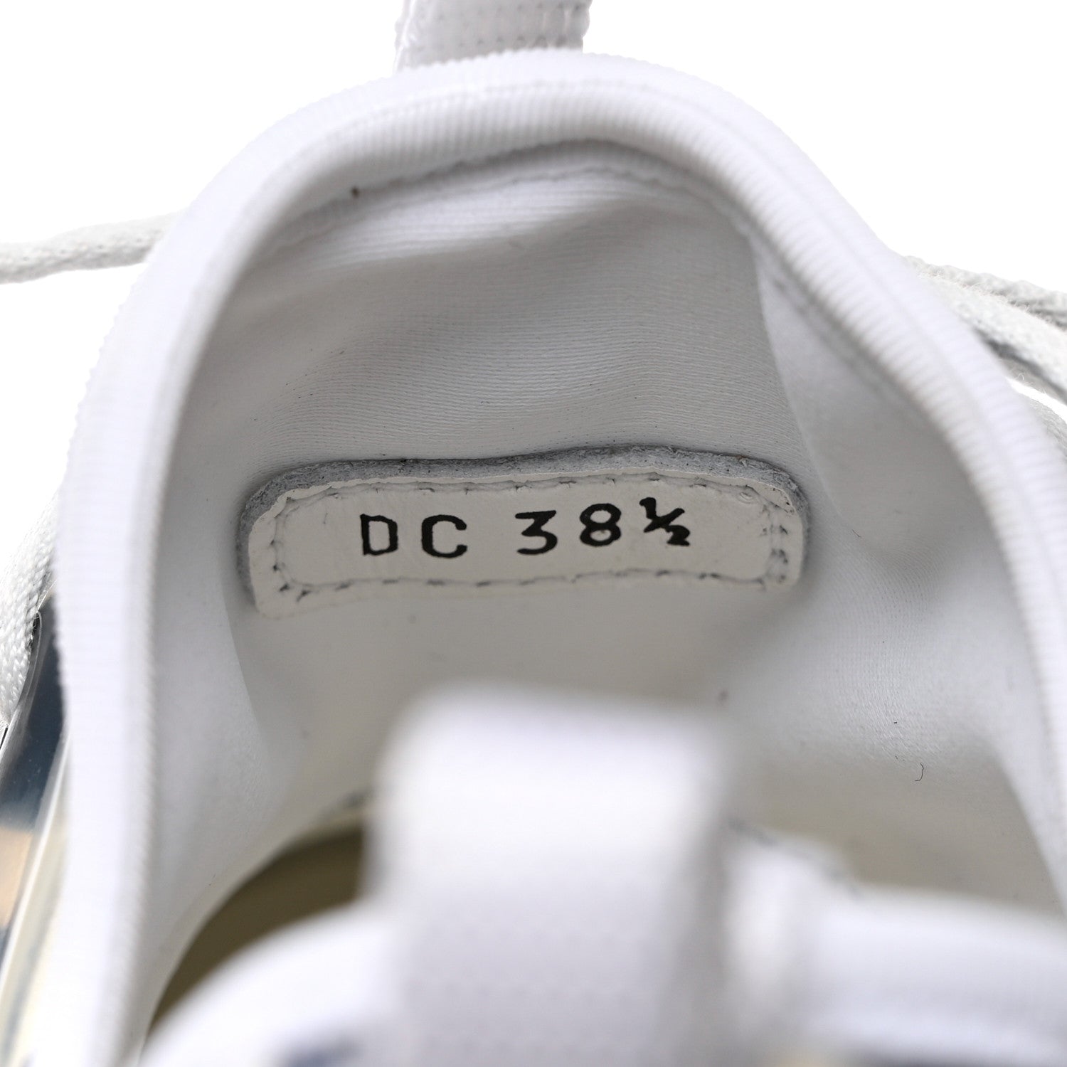 Christian Dior Neoprene Rubber Toile De Jouy Print Womens D-Connect Sneakers 38.5 Deep Blue 6 of 8