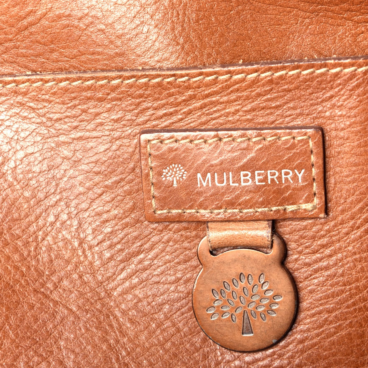 Natural Grain Calfskin Butterfly Rio Bayswater Oak