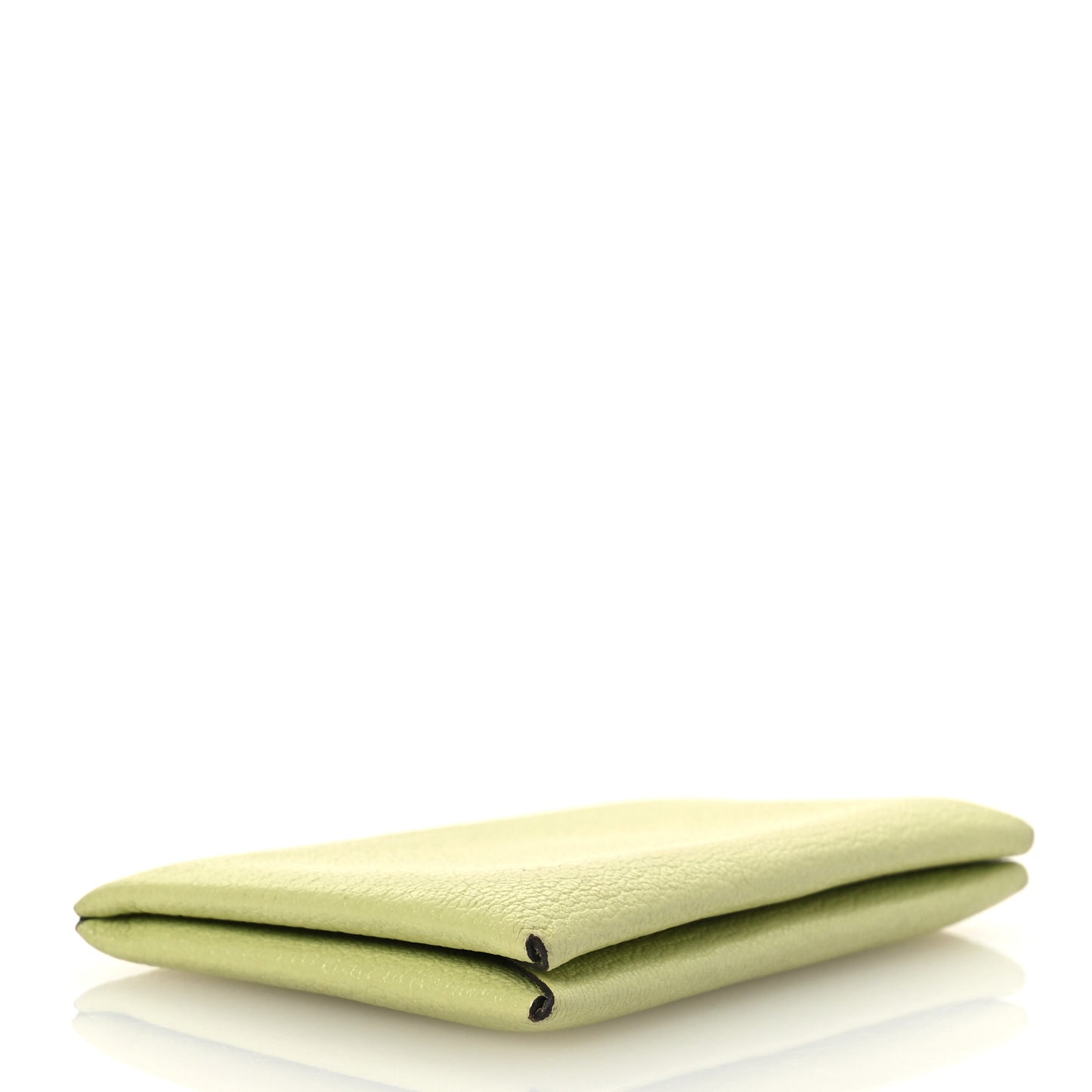 Chevre Mysore Calvi Card Case Jaune Bourgeon