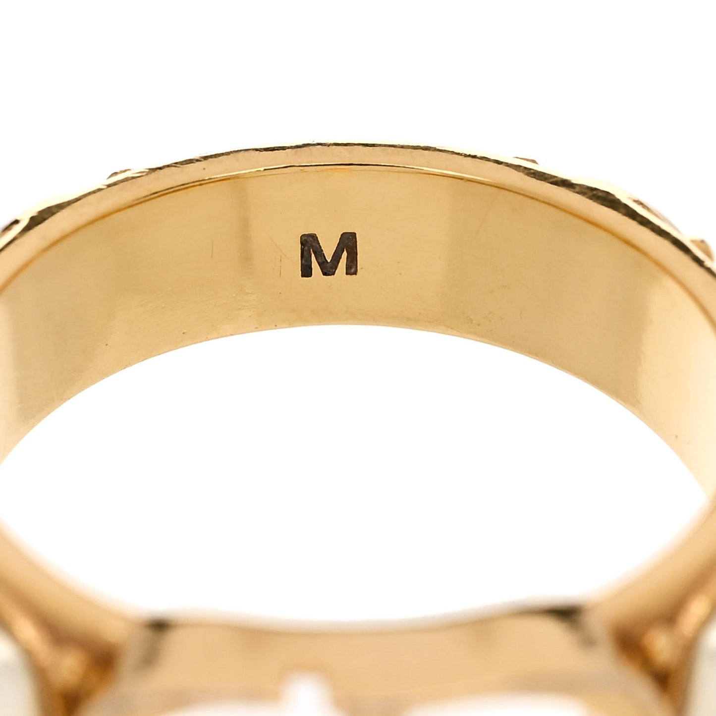 Metal Pearl 30 Montaigne Ring M Gold