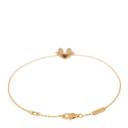 Van Cleef & Arpels 18K Yellow Gold Diamond Mini Frivole Bracelet 2 of 3